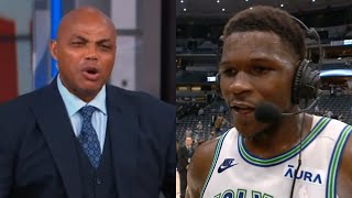 Anthony Edwards tells Chuck to bring his a*s to Minnesota after Game 7 win