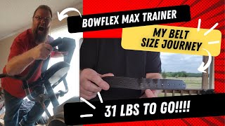 Big Guy Weight Loss | Carnivore Diet Results | Bowflex Max Trainer Workout | Belt Size Progress