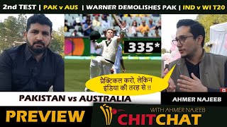 Live update: Australia vs Pakistan 2nd Test Day 2 || Warner demolishes Pakistan || Toothless bowling