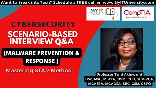 Cybersecurity Scenario-Based Interview Q\u0026A (On Malware Prevention and Response) Using STAR Method