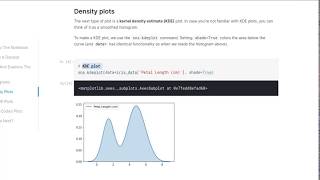 Kernel density estimate (KDE) plot with Python, Seaborn