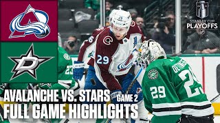 2nd Round: Colorado Avalanche vs. Dallas Stars Game 1 | Full Game Highlights