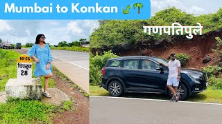 Ep.01 - Mumbai to Ganpatipule Road trip in Monsoon 🌴|| #ganpatipule #nh66 #konkantrip #monsoon