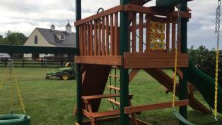 Gorilla Malibu Frontier swing set installers by Dave Song of Furniture Assembly Experts