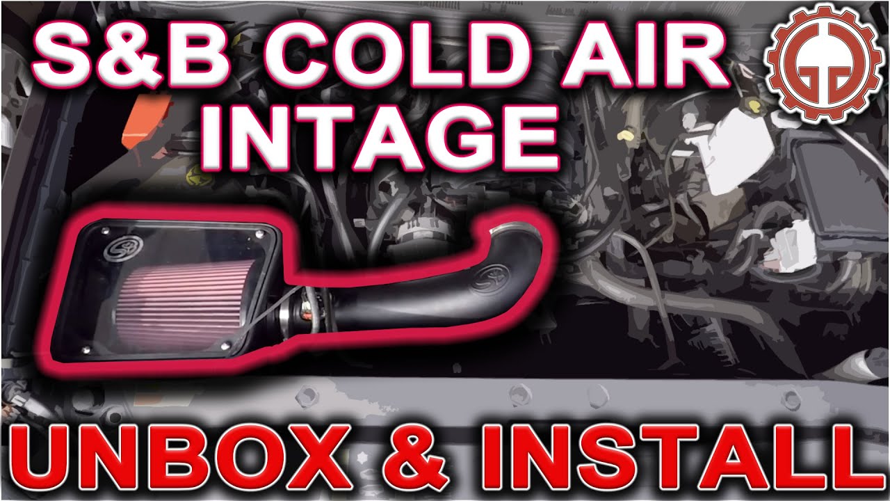 S&B Cold Air Intake - Unbox & Install - YouTube