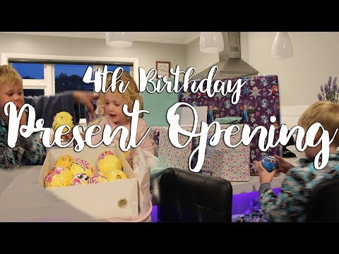 OPENING PRESENTS! | MilaRoses 4th Birthday OPENING PRESENTS! | MilaRoses 4th Birthday