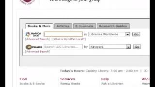 Finding E-Journals