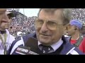 joe paterno telling it like it is vs illinois in 2006 rip joepa