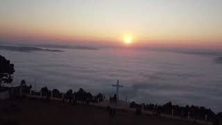 Above Clouds: Stunning Last Sunrise 2024