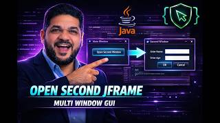 Java Swing Tutorial #6 | Open Second JFrame Form in Eclipse (Multi Window GUI)