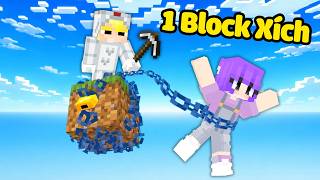 Tô Gà Thử Thách 24H Bị Xích Lại Với Nabee Trong Minecraft!