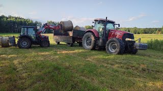 #vlog Zwożenie siana za sterami Case puma 200 😍 Oporowo #viral #love #poland #tractor #video #power