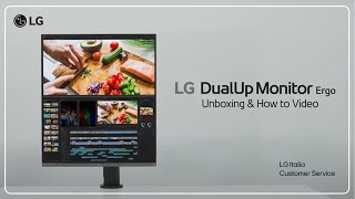 LG Monitor | LG DualUp monitor installation and use