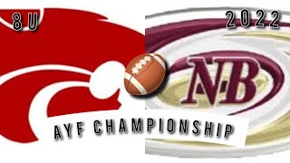 CTYFC STATE CHAMPIONSHIP GAME NORWICH WILDCATS 🏈 NEW BRITAIN JR CANES 8U FULL GAME HIGHLIGHTS 2022