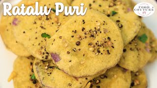 Ratalu Puri | Easy n Simple Snack Recipe | Chetna Patel Recipes