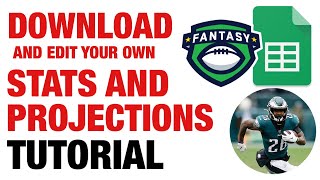 DOWNLOAD AND EDIT STATS & PROJECTIONS - Fantasy Football Tutorial | Wuertz Behavior Fantasy Sports