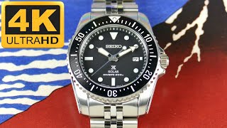 Seiko Prospex – Solar SBDN075 (SNE573) + Uncle Straps Executive (Jubilee-Style) Bracelet Review