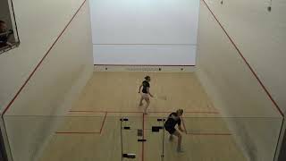 EATSC squash championships Ladies final Jasmine v Hannah game 1