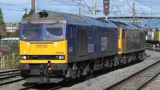 Fantastic Freight Train Movements/light Engines At Doncaster Station 10th October 24