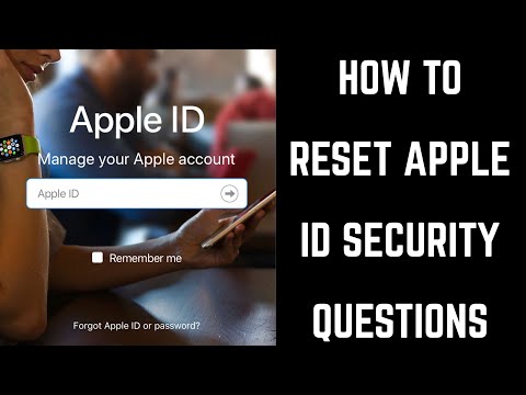 How to Reset Apple ID Security Questions How to Reset Apple ID Security Questions