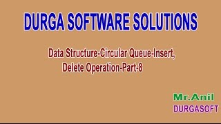 Data Structure Circular Queue Insert,Delete Operation Part 8