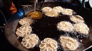 Jilapi Recipe || West Bengal Tasty Street Food Jilapi Recipe || Indian Vigna mungo Jalebi Recipe