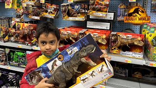 Jurassic World Dinosaur Toys Hunt | T-Rex, Giganotosaurus, Indoraptor, Velociraptor, Carnotorus