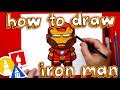 How To Draw Cartoon Iron Man