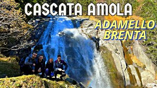 La cascata AMOLA in val Nambrone - sentiero Amolacqua / Adamello - Brenta