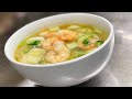 海老あんかけラーメン　蝦仁湯麺　Shrimp starchy sauce with ramen. プリプリ以外のオノマトペって何だ？？