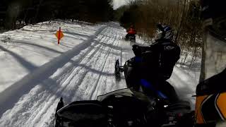 Snowmobiling in Schoharie County NY (Bear Swamp)