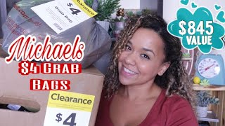 Michaels $4 Grab Bag || $845 Worth of Stuff!!