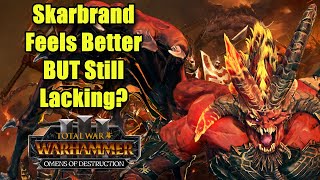 Skarbrand In Update 6.0 - Omens of Destruction - Total War Warhammer 3