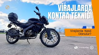 Kontra Tekniği - Kontra Nasıl Yapılır? - Virajlarda Nasıl Dönülür? #kontra #viraj #motovlog