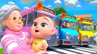 Wheels on the Bus  Baby Nursery Rhymes \u0026 Kids Songs