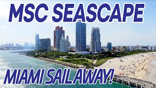 Sail Away from Miami!! | MSC Seascape Vlogs! | Ep. 2