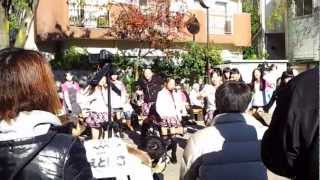 片山公園でコンサート、えどKB　２０１２年１１月２５日