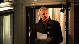 Assange remains defiant, year after embassy asylum