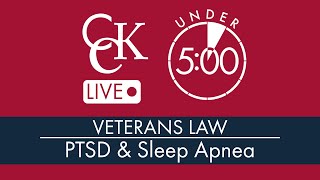 VA Rating for Sleep Apnea Secondary to PTSD