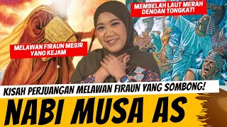 MEMBELAH LAUT MERAH DENGAN TONGKAT BELIAU - KISAH NABI MUSA AS