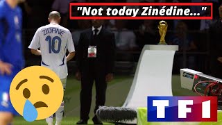 Zidane headbutt - French Dramatic and Upset Commentary - English Subtitles