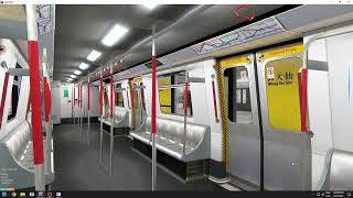 OpenBVE MTR Kwun Tong Line M Train From Choi Hung To Kowloon Tong