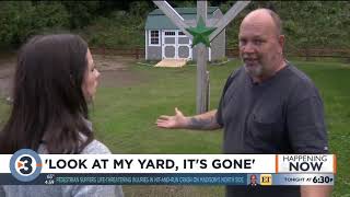 Grant County residents clean up after storm damage