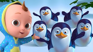 Five Little Penguins | Beep Beep Nursery Rhymes & Kids Songs