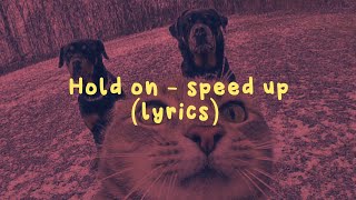 Hold On - speed up (tiktok version)  lyrics #holdon #lyrics