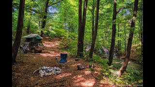 Tisnica - the best campsite and trail in Kucaj