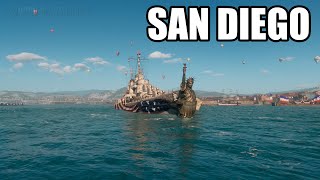 World of Warships : San Diego หมายเลข 1 มีได้คนเดียว [TH]