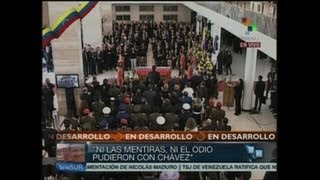 Venezuela gives Chavez lavish farewell