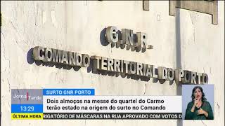 Inquérito no comando do Porto da GNR para apurar causa de infeções