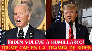 ¡BOMBAZO INESPERADO! BIDEN TIENE LA TRAMPA PERFECTA EN LA QUE TRUMP YA HA CAÍDO